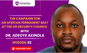 Episode 52 - The Campaign for an African Permanent Seat at the UN Security Council